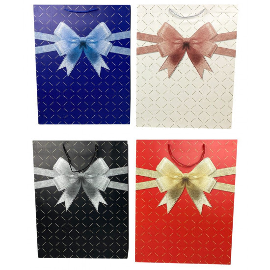 Пакет подарочный 210гр, 70 х 50 х 20см Бантик Разноцветный Unison (1801XXL)