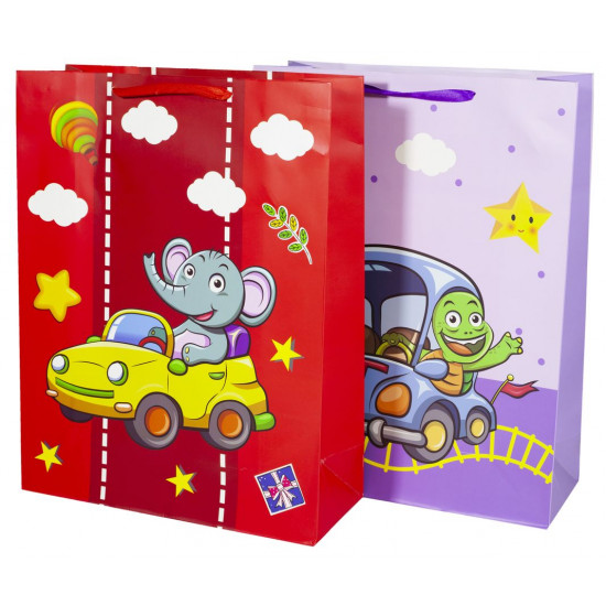 Пакет подарунковий 210гр, 31 x 40 x 12см (12шт/уп) Різнокольоровий Unison (DV-BK9423L)