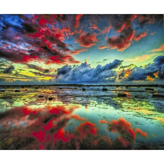 Картина за номерами 40 х 50см "Захід" Різнокольоровий Unison (8481_B)