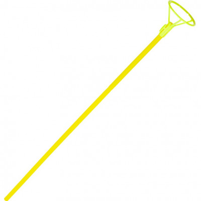 Палочка пластикова 50см з кріпленням для фольгованої кульки, 50шт/уп Жовтий Pelican (883206)