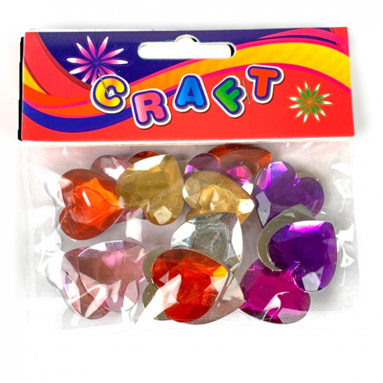 Набор для творчества "Стразы -сердца" 1см (272-10-Н)