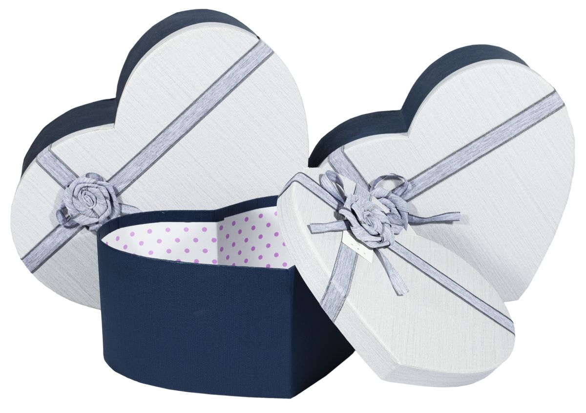 Подарункова коробка MS7310-10Q-1 , блакитне серце, 26.7x21.7x13cm (MS7310-10Q-1   №3)