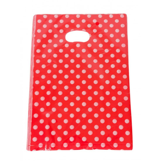 Подарочные пакеты, полиэтиленовые 20 х 30см, 24шт/уп Красный Unison (10701-14)