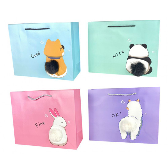 Подарунковий пакет горизонтальний 32 х 26 х 11см, 210гр (Q9349M)