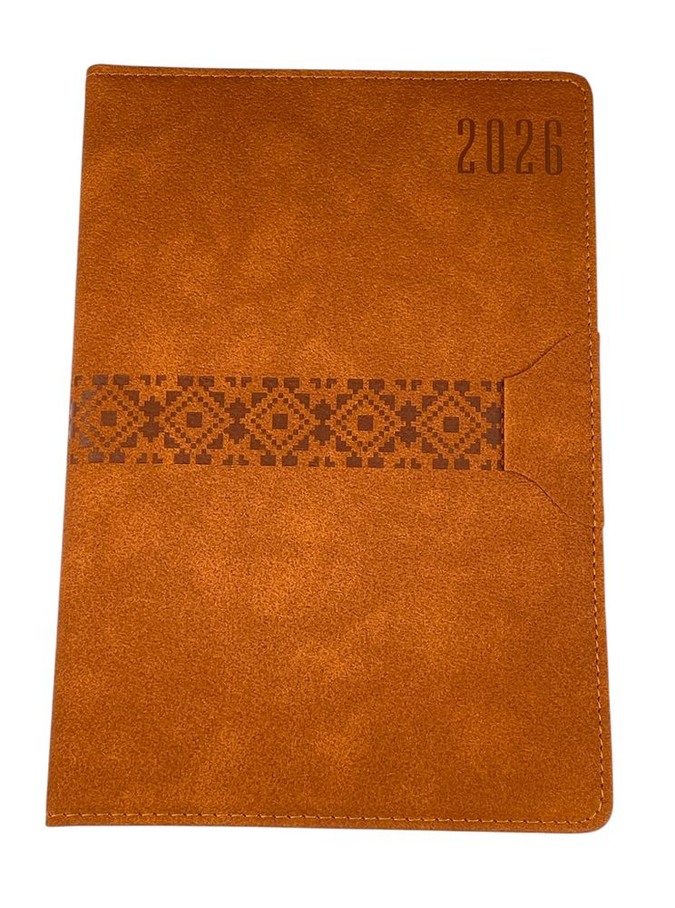 Щоденик датований лінія "Орнамент" А5, 168 сторінок (105411DL brown)