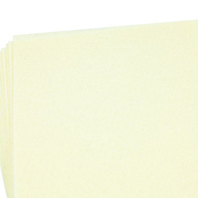 Фетр 20 х 30см, 1,2мм, 10 листів, жовто-білий Бежевий Unison (170HQ-056)