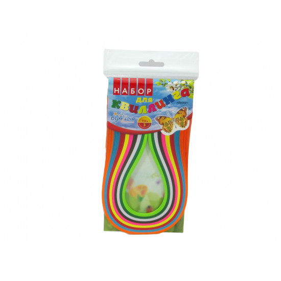 Квиллинг "Сезоны" 3мм х 42см, 9 цветов, 25 ленточек, 97м Разноцветный Бумагия (Бм 106.1)