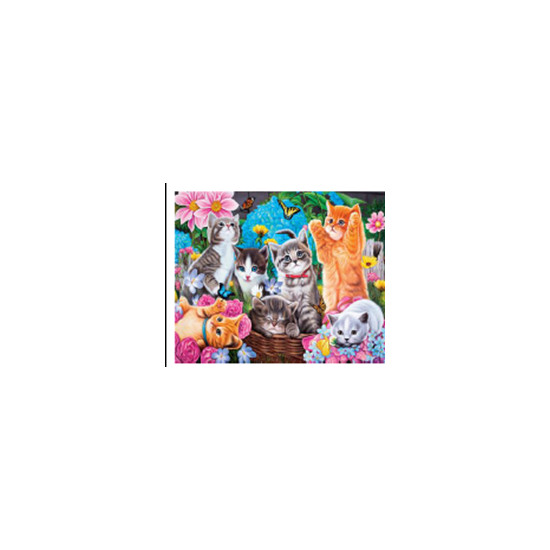 Картина за номерами "Кошенята" 40 * 50см, крас.-акрил, кисть-3шт. (5086)