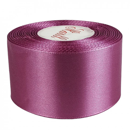 Атласна стрічка 4см (±5мм) x 33м Фіолетовий Unison (LA4033-107)