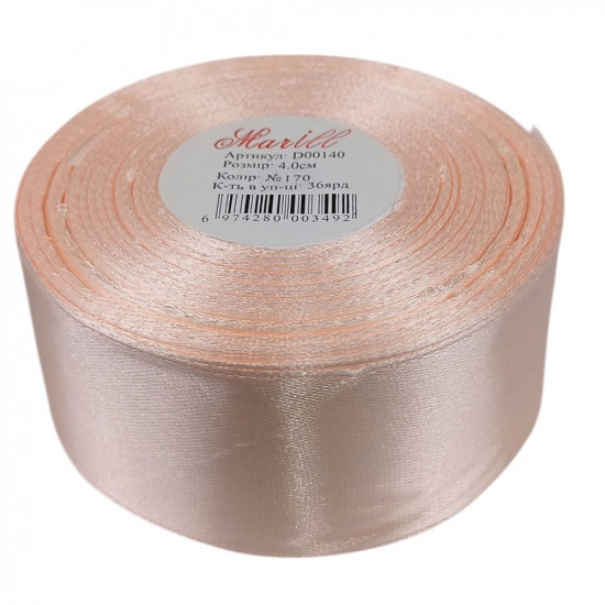 Атласна стрічка 4см (±5мм) x 33м Marill (LA4033-170)