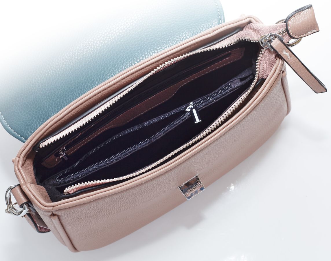 Сумка жіноча пудра 17х25,5см екошкіра (89001 powder)