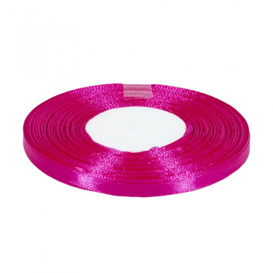 Атласна стрічка малинова LA0633-14, 0.6x33m 10шт Рожевий Unison (LA0633-14)