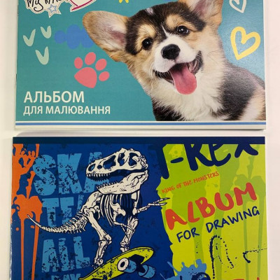 Альбом 30 арк А4 скоба офсетний папір 100 г/м² Unison (11В-001)