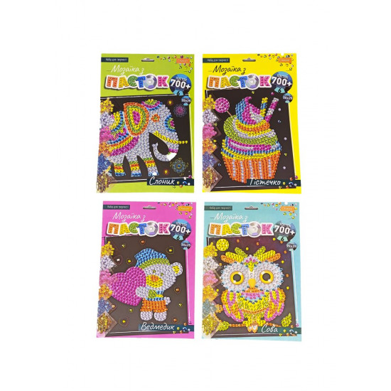 Набор для творчества серия "Мозаика из паеток" Разноцветный Без бренда (НТ- 28)
