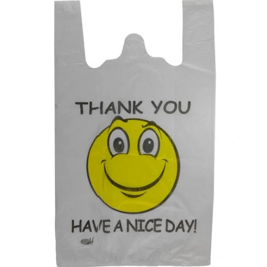 Пакет поліетиленовий майка 25 х 42см 100 шт/уп HDPE Білий Без бренду (Pb - 2)