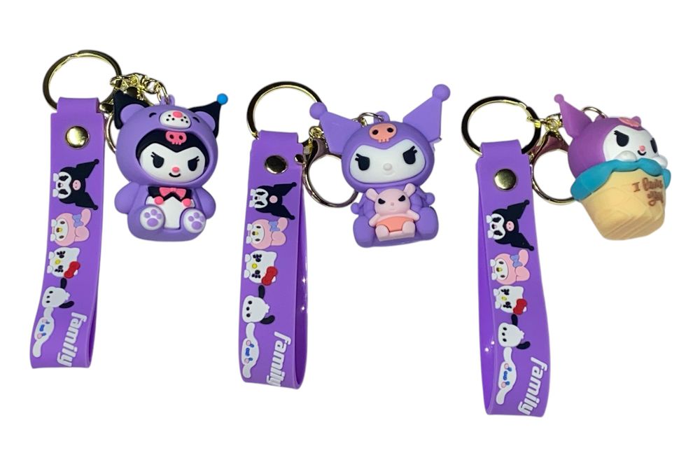 Брелок игрушка для ключей на рюкзак или сумку Куроми  -6см (микс) (KT-3)