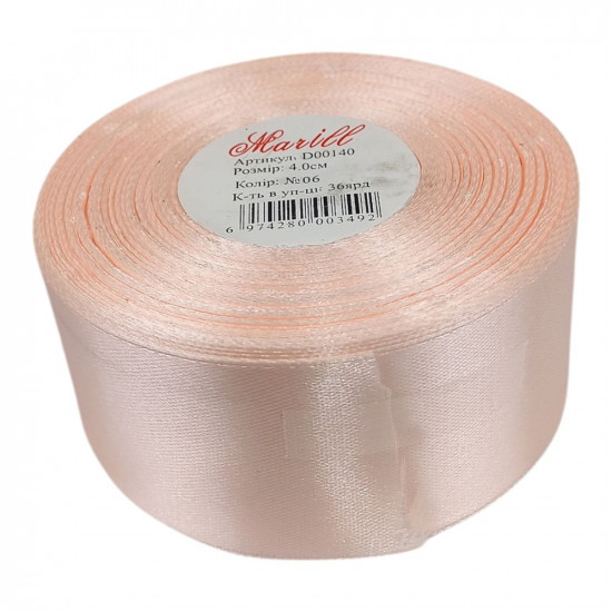 Атласна стрічка 4см (±5мм) x 33м Marill (LA4033-06)