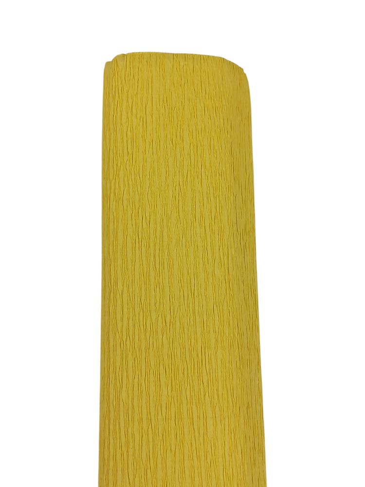Кріп-папір 150%, жовтий 50 х 200см,  238г/м2 (150-8030KR)
