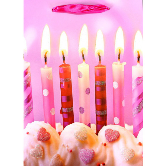 Пакет подарочный 210гр, 18 x 24 x 8,5см (12шт/уп) Разноцветный Unison (HL-502-4S)