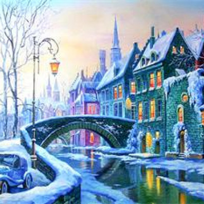 Картина за номерами "Шлях до палацу" 40 * 50см, крас.-акрил, кисть-3шт. (RA30449)