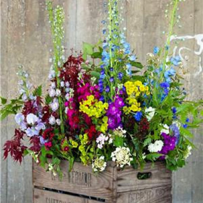 Картина за номерами 40 х 50см "Квіти" Різнокольоровий Unison (RA3681)