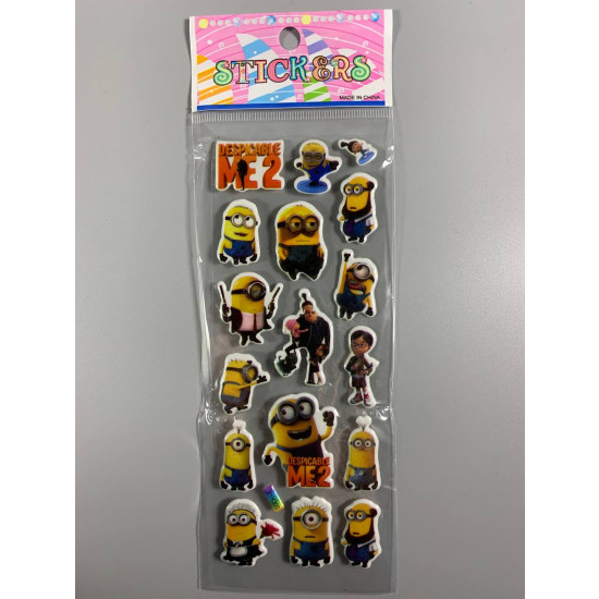 Наклейки 21 х 7см, 20шт/уп Разноцветный Unison (XYK-300)