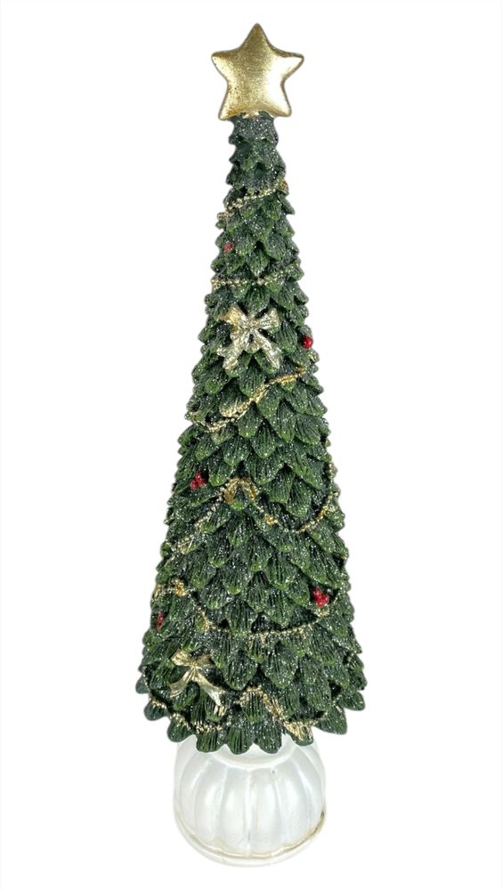 Новорічний cувенір "Ялинка" 12 х 12 х 36 см (L01187)