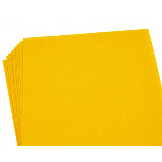 Фетр 20 х 30см, 1,2мм, 10 аркушів, помаранчевий Помаранчевий Unison (170HQ-004)