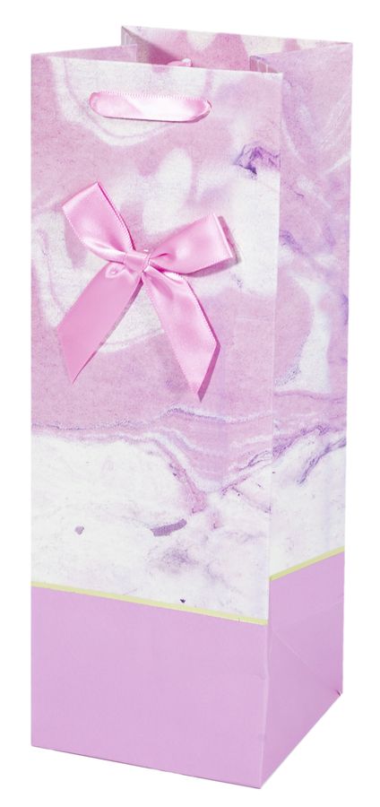 Пакет подарунковий 29 х 10,5 х 10см (12шт/уп) Рожевий Unison (BD-2.)