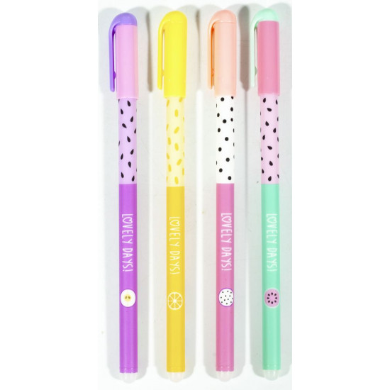 Ручка пише - стирає синя "Lovely days" (12шт/уп) Синій Unison (9191)