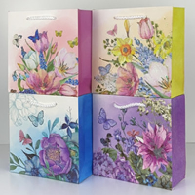 Пакет подарунковий 210гр, 32 x 26 x 12см (12шт/уп) Різнокольоровий Unison (297 M)