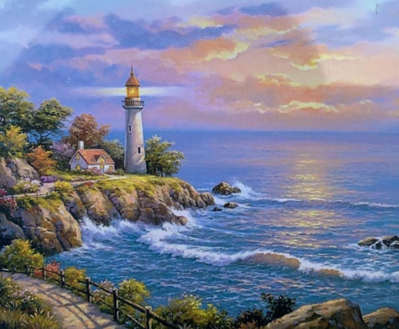 Картина за номерами 30 х 40см "Маяк" OPP Різнокольоровий Unison (1366EKTL_O)