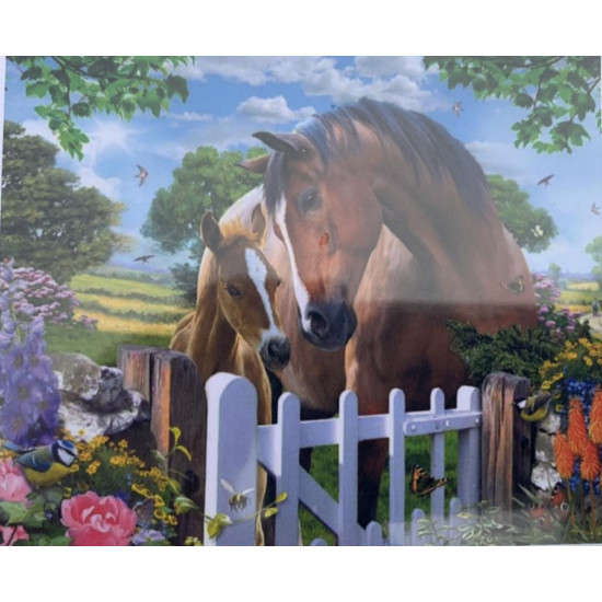 Картина за номерами 30*40см "Коні" OPP (полотно на рамі фарб. пензлі.) 2073EKTL_O (2073EKTL_O)