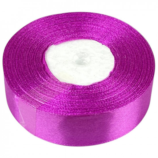 Атласна стрічка 2,5см x 33м Фіолетовий Marill (LA2533-143)