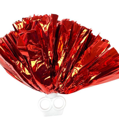 Помпони для танців та чирлідингу на кільцях, червоні (0815-200   red)