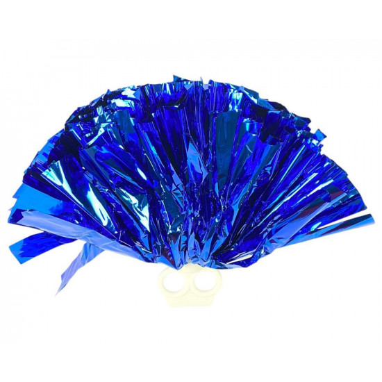 Помпони для танців та чирлідингу на кільцях, сині (0815-200   dark blue)