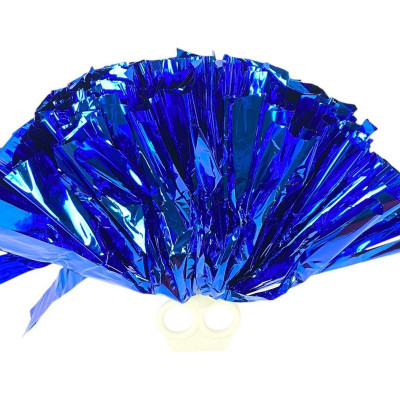 Помпони для танців та чирлідингу на кільцях, сині (0815-200   dark blue)