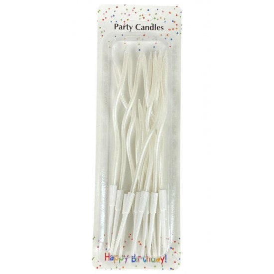 Набір свічок для торту "Коктейльний 16см",  перлина  12шт (Y-12  pearl)