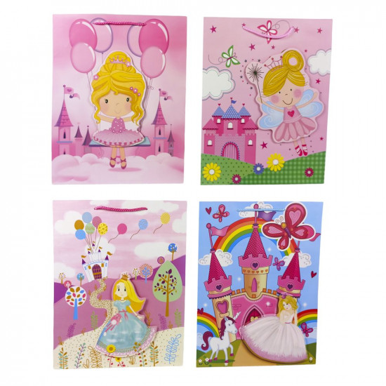 Пакет подарунковий 210гр, 31 x 42 x 12см (12шт/уп) Різнокольоровий Unison (YM 8040-L)