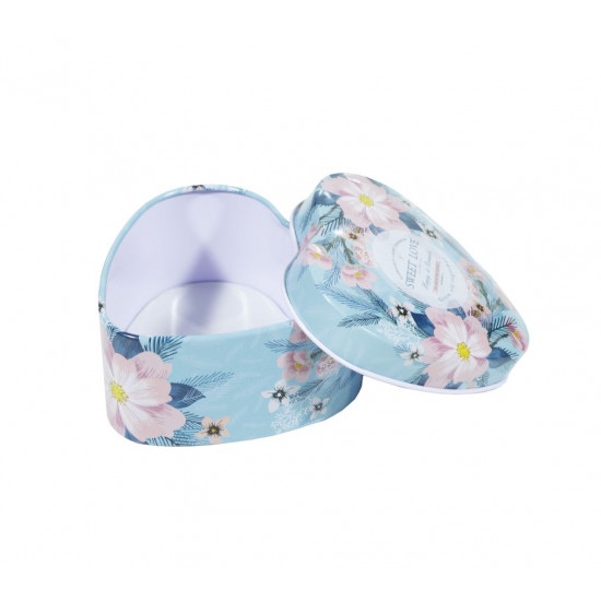 Подарункова коробка MT-006-2, металева, серце, 7.5x7.5x4cm (MT-006-2)