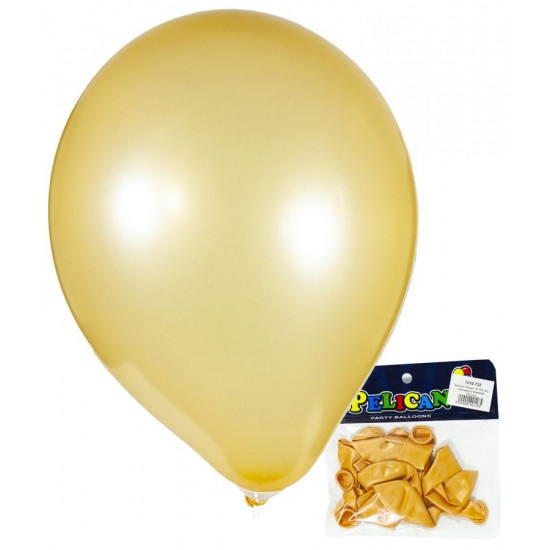 Кульки Pelican 10' (26 см), перламутр бежевий, 10шт/уп Золотий Pelican (815722/1010-722)