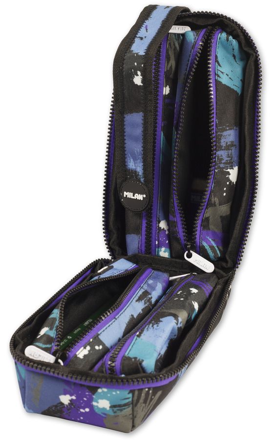 Мультипенал з наповненням  08872AGB TM "MILAN" (3 ручки, 13каранд., 12 флом., 1 лінійка, 1ластик, 1 точ) (08872AGB)