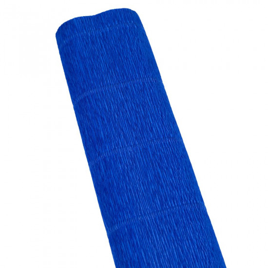 Папір гофрований 50 х 250 см 180г Синя ніч Синій Cartotecnica Rossi (557)