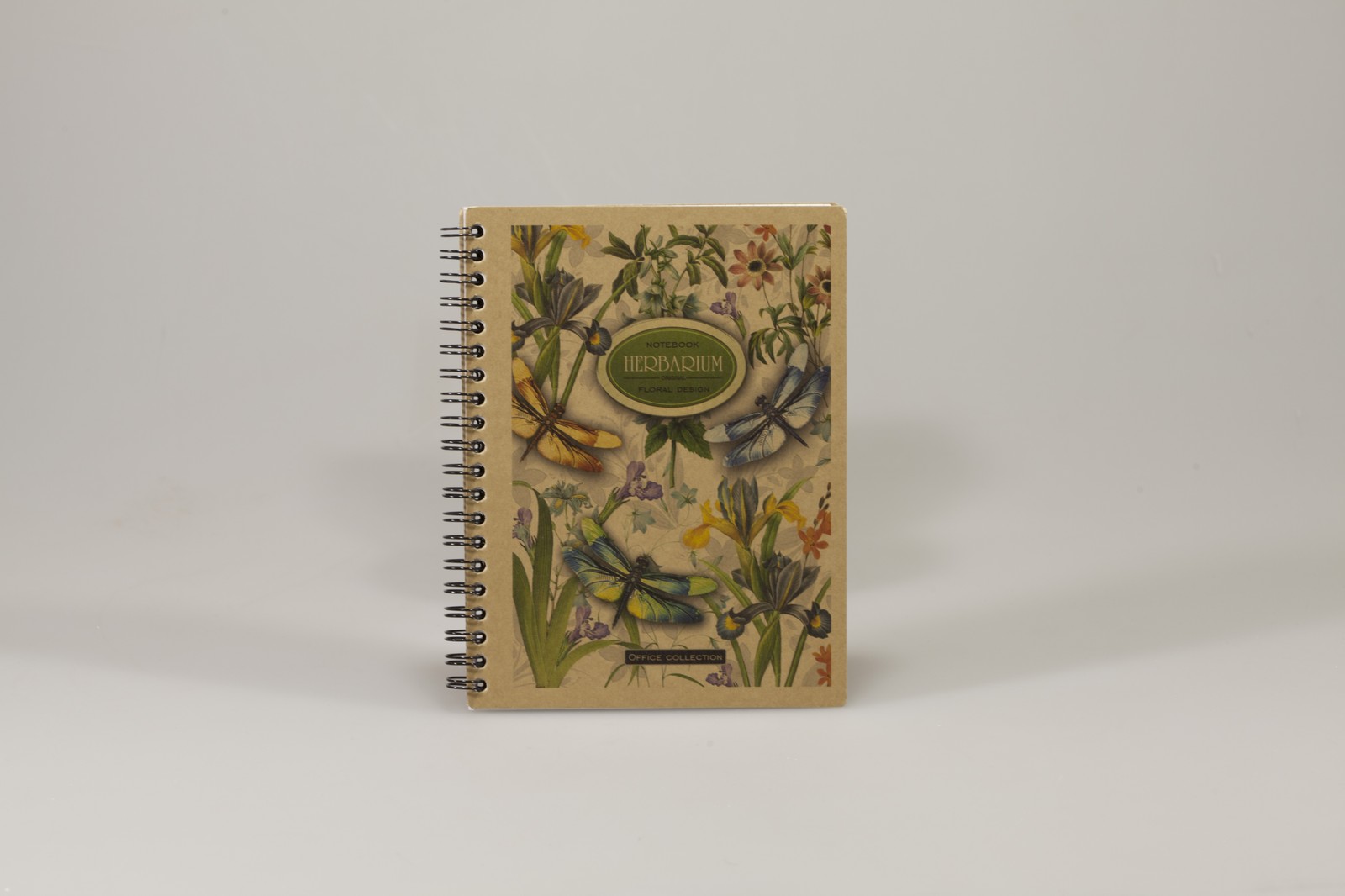 Книжка записна на спіралі KRAFT В6, 96 аркушів клітинка, з перфорацією,  KR6196K (KR6196K)