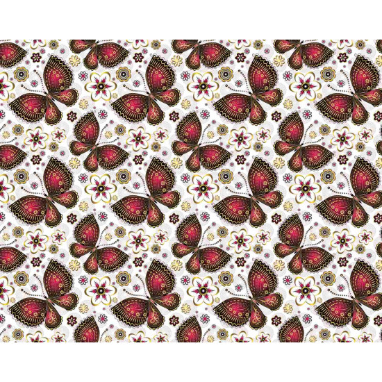 Папір пакувальний крейдований 80г 10 листів - 100 х 70см Різнокольоровий Unison (PVM10-205)