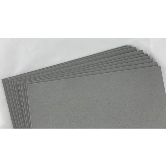 Фоамиран 20 х 30см, 2.0±0.1мм, 10 листов,темно-серый Серый Без бренда (20A4-021)