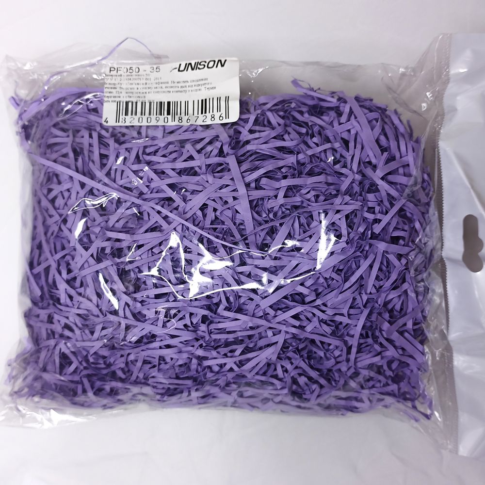 Бумажный наполнитель 50г Фиолетовый Unison (PF050-35)