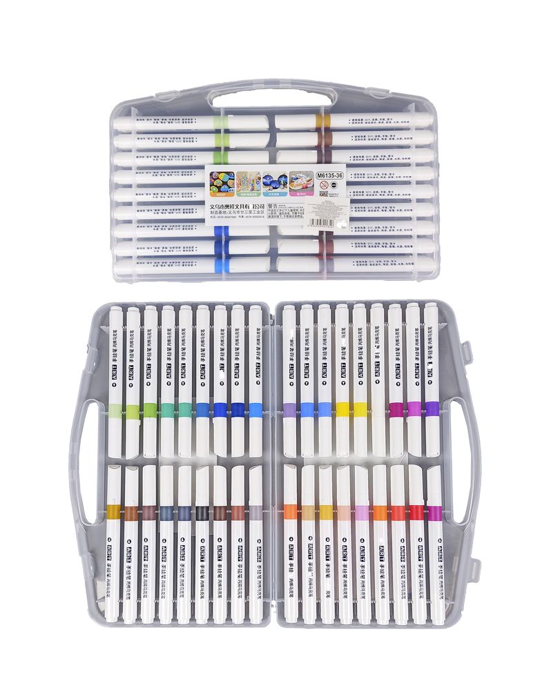 Набор акриловых скетч маркеров Aodemei "Art"  36шт Разноцветный Без бренда (6135-36M)