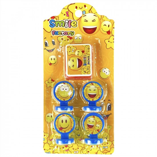 Набор печатей 4 шт, штемпельная подушка (QL-999)