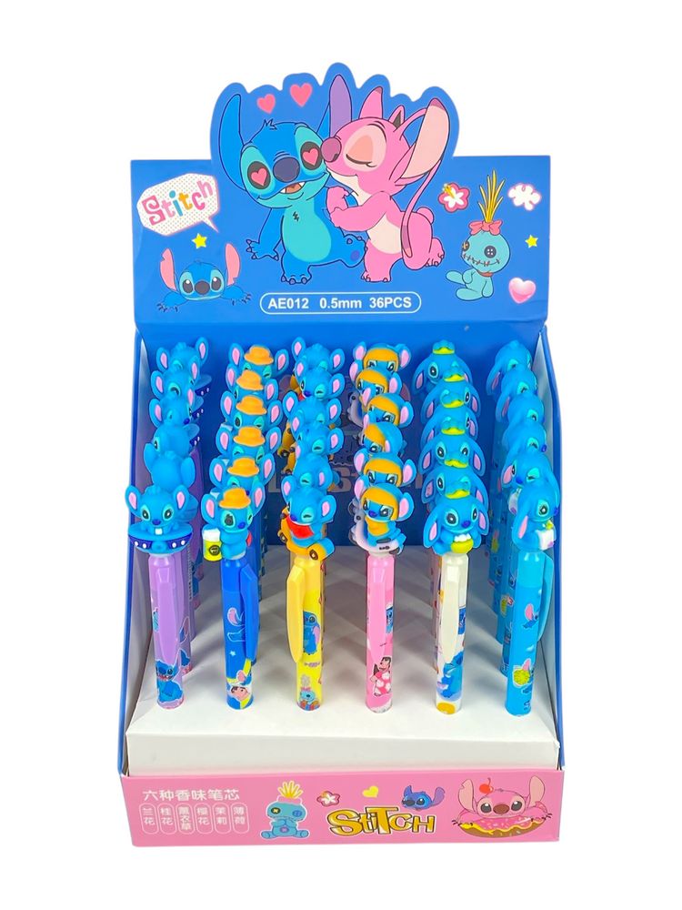 Ручка гелева "ST"L 0,5мм, синя, mix (012AE)